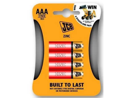 Baterie AAA/R03 JCB 4ks (blistr)