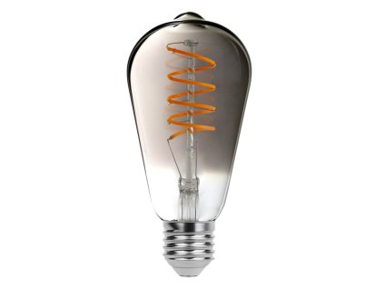 LED Filament žárovka ST65 5W E27 200Lm 1800K