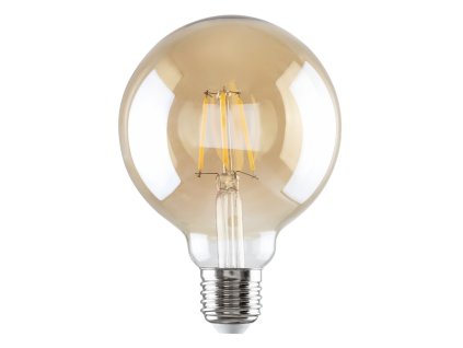 LED Filament žárovka G95 5W E27 510Lm 3000K