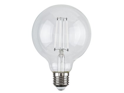 LED Filament žárovka G95 7W E27 806Lm 3000K