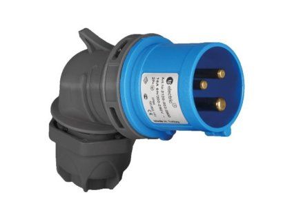 Vidlice úhlová, Quick Connect 3x32A IP44