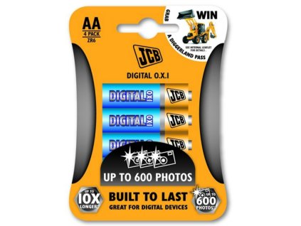 Baterie AA/LR6 JCB OXI DITAL 4ks (blistr)