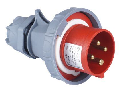 Vidlice přímá, Quick Connect 4x16A IP67