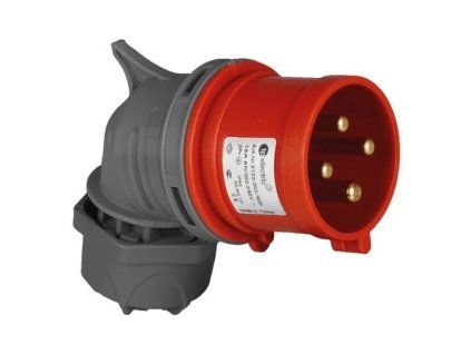 Vidlice úhlová, Quick Connect 4x16A IP44