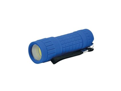 Dětská gumová LED svítilna 3W, LED COB 120Lm, 3x baterie AAA
