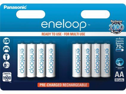Baterie AA/HR6 1900mAh PANASONIC ENELOOP 8ks (blistr)