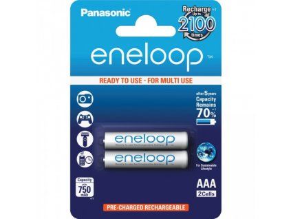 Baterie AAA/HR03 800mAh Panasonic ENELOOP 2ks (blistr)