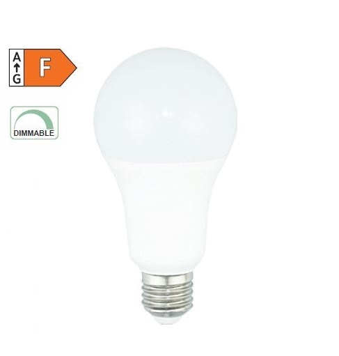 Diolamp SMD LED žárovka A65 15W/230V/E27/3000K/1330Lm/200°/A+/Dim