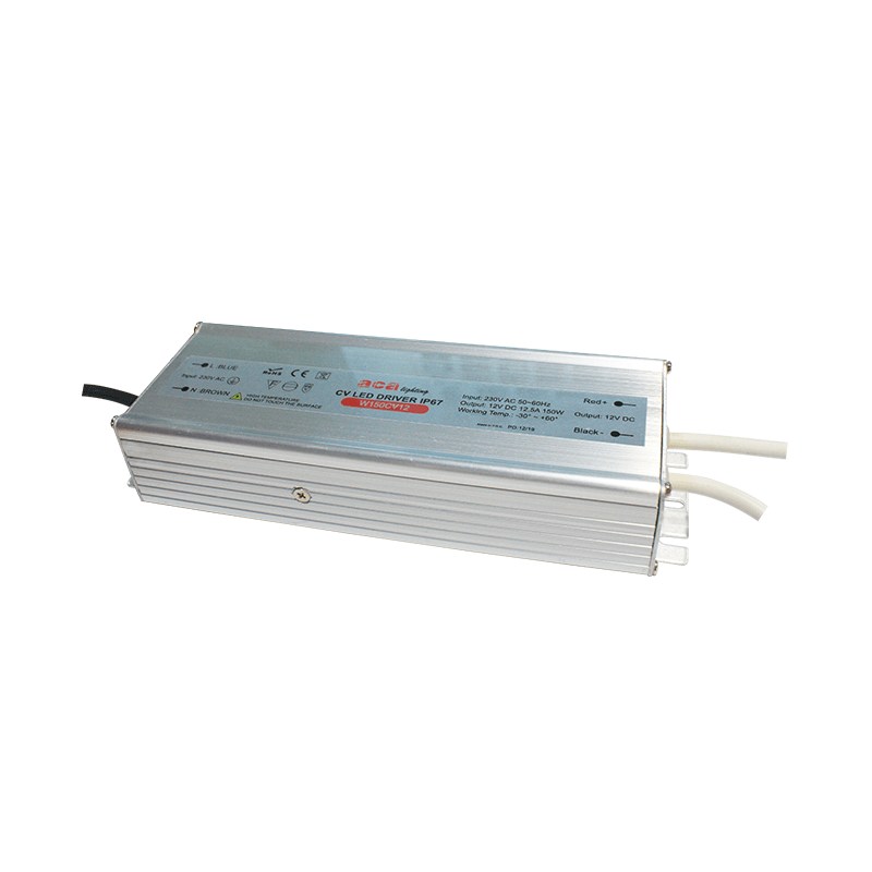 ACA Lighting LED napájecí zdroj 230V AC ->12V DC/150W/12,5A/IP67