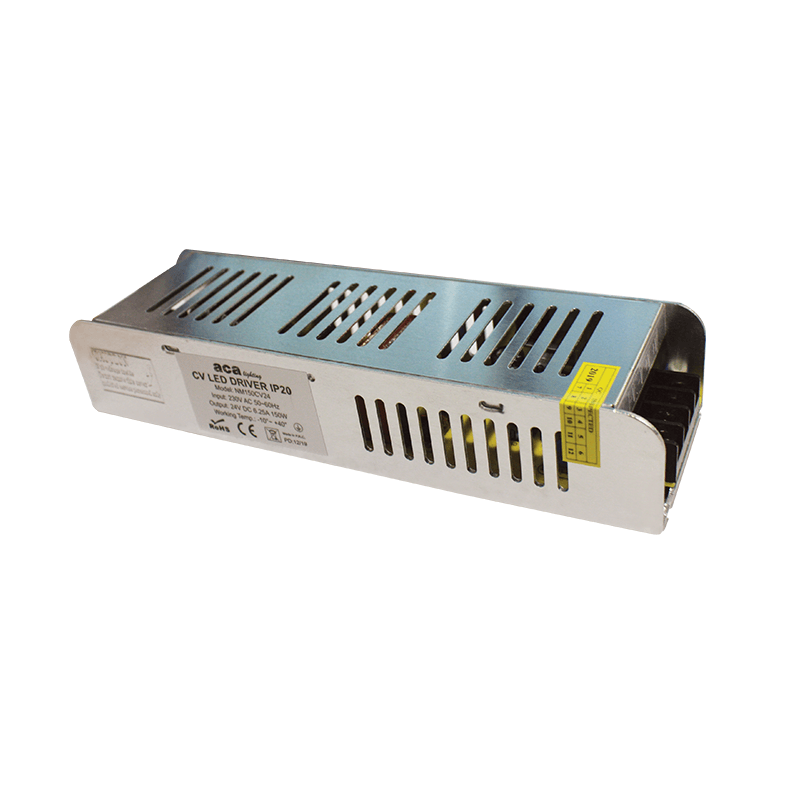 ACA Lighting LED napájecí zdroj 230V AC ->24V DC/150W/6,25A/IP20