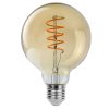 LED Filament žárovka G95 4W E27 350Lm 2200K