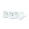 Kabelová trojzásuvka PZ01 3x 230V/10A, bílá