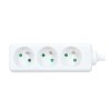 Kabelová trojzásuvka PZ01 3x 230V/10A, bílá