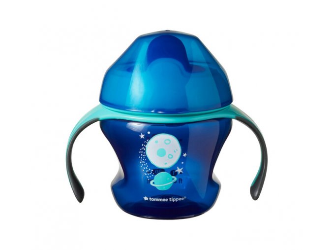 Tommee Tippee Netekoucí hrneček Explora First Cup 150ml 4m modrý (2)