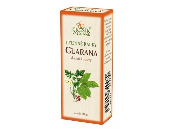 guarana kapky grešík