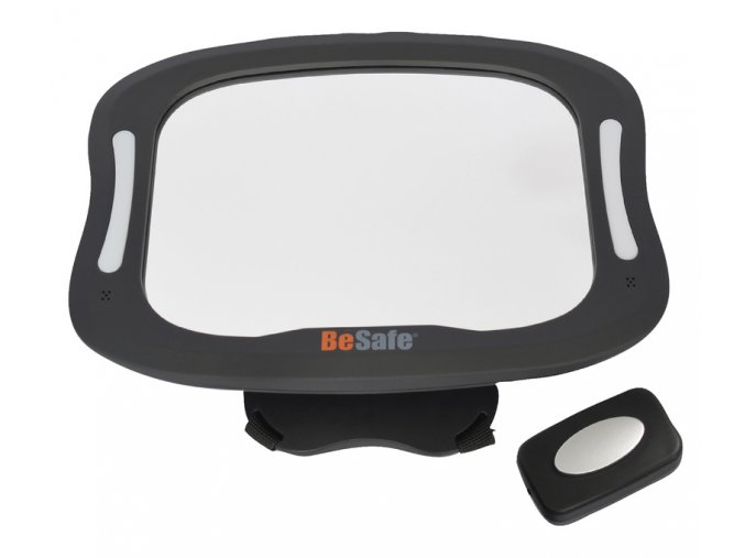 BeSafe přídavné zrcátko do auta Baby mirror XL s osvětlením (1)