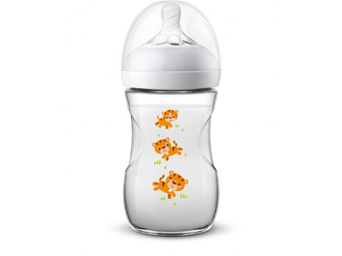 Avent Láhev Natural 260 ml, 1ks tygr (1)