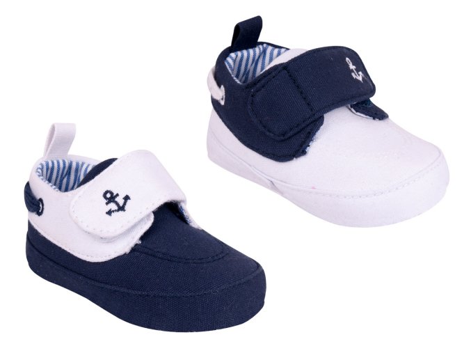 YO capáčky kojenecké botičky s kotvou chlapecké 6 12m