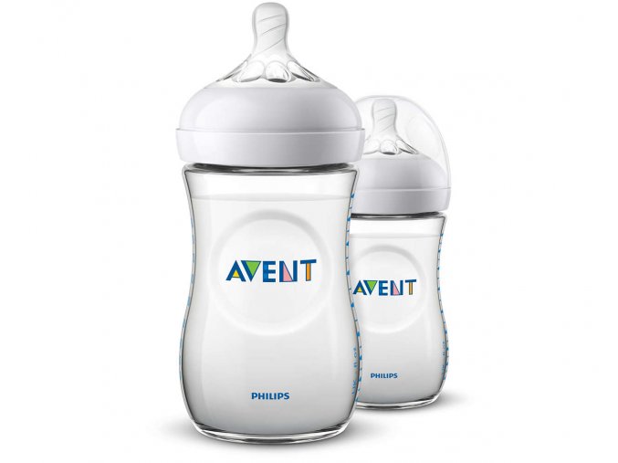 Láhev Avent Natural 260ml, 2ks