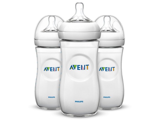 Láhev Avent Natural 330ml, 3ks