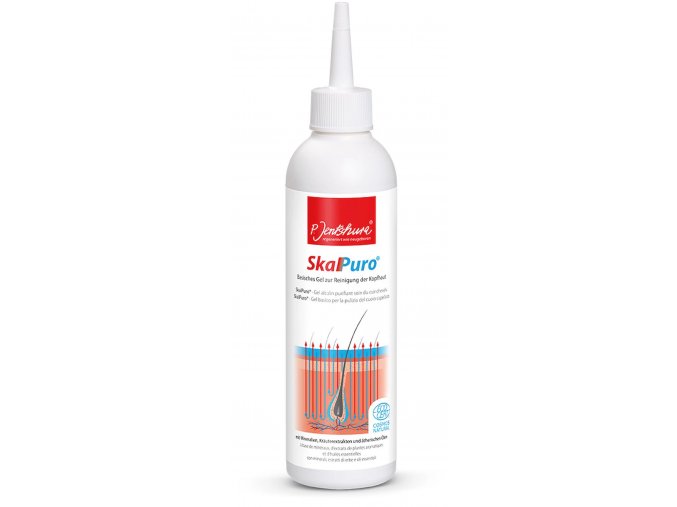 Jentschura SkalPuro zásaditý gel k čištění vlasové pokožky (250ml)