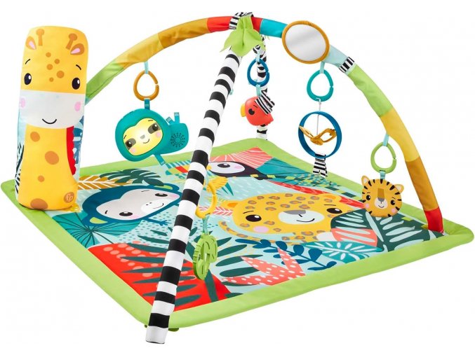 Fisher Price hrací deka se žirafou 3v1 Rainforest (1)