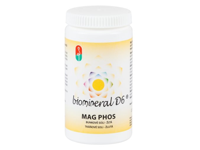 Biomineral D6 MAG PHOS tkáňové soli ŽLUTÁ 180 pastilek