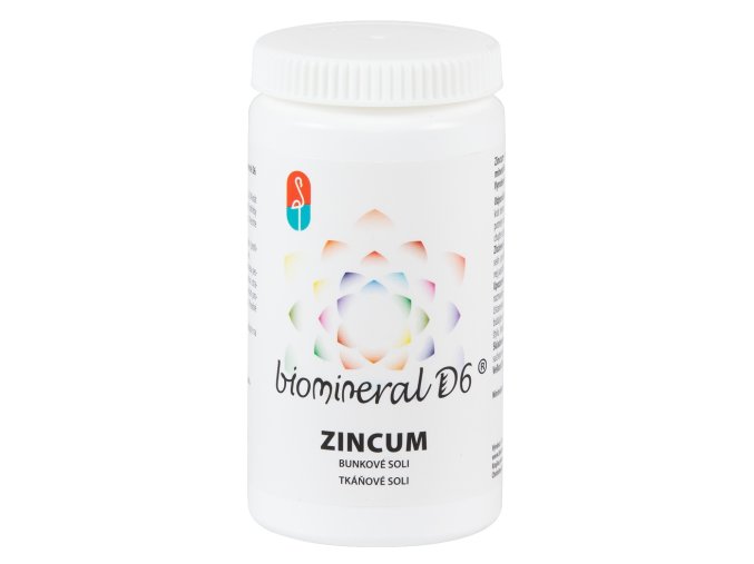 Biomineral D6 ZINCUM tkáňové soli 180 tablet