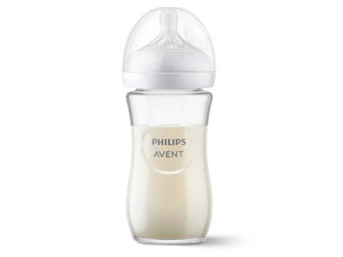 Avent láhev Natural Response skleněná 240ml (1)