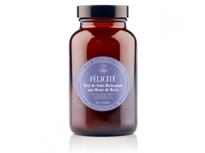 Les Fleurs de Bach sůl do koupele Félicité Relax 300g