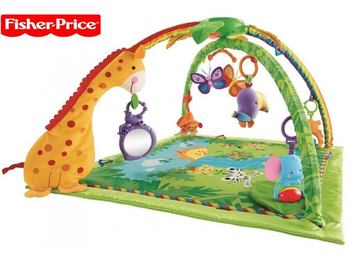 Fisher-Price Rainforest hrací deka s hrazdičkou K4562