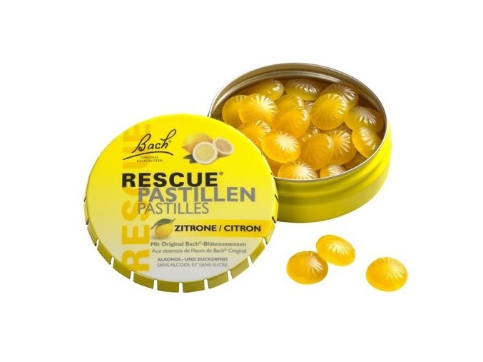 rescue pastilky citron