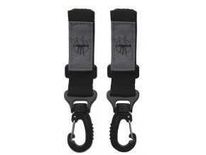 Lassig casual stroller hooks black háčky na kočárek (2)