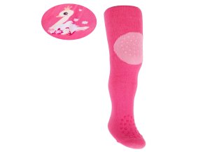 Yo dětské protiskluzové punčocháče pro zdravé lezení a první krůčky růžové labuť (1)