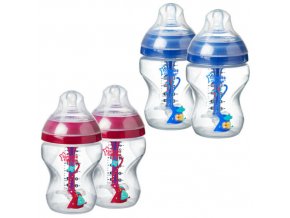 ommee Tippee Kojenecká láhev Advanced Anti Colic s obrázkem 2ks 260ml (3)