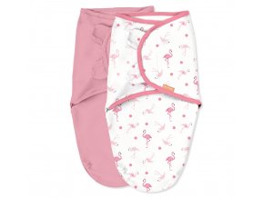 Summer Infant SwaddleMe zavinovačka 2ks růžová plameňáci (1)