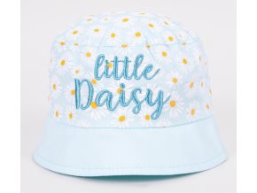YO kojenecký klobouček bavlněný Little Daisy dívčí vel. 40 44cm (1)