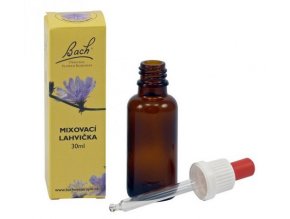 Originální mixovací lahvička v orig. krabičce Dr.Bach 30 ml zmenšené