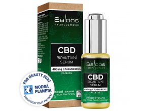 CBD bioaktivní zklidňující sérum na pleť 20ml Saloos