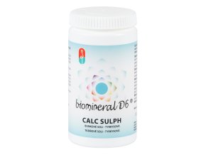 Biomineral D6 CALC SULPH tkáňové soli TYRKYSOVÁ 180 pastilek