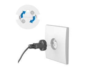 BabyOno Bezpečnostní záslepky elektrických zásuvek otočné 10 ks (3)