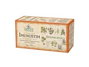 Grešík čaj Imunostim 20x1,5g Devatero bylin