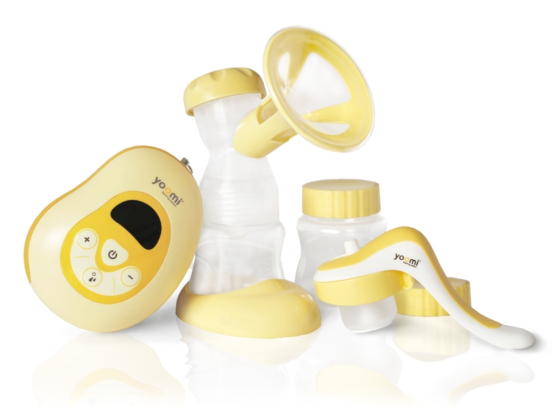 Yoomi Breastpump - dvoufázová elektrická odsávačka mateřského mléka 3v1