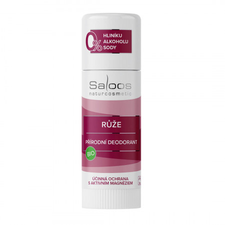 Saloos Bio přírodní deodorant tuhý - Růže 60g