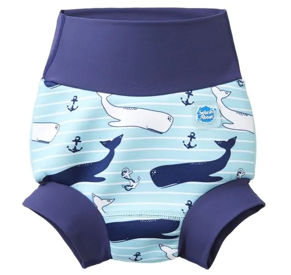 Splash About kojenecké plavky Happy Nappy - Velryba, velikost: XL