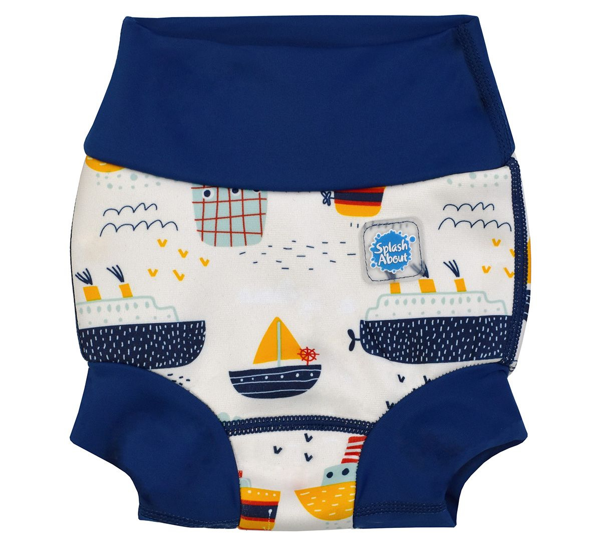 Splash About kojenecké plavky Happy Nappy Duo - Tug Boats, velikost: XL