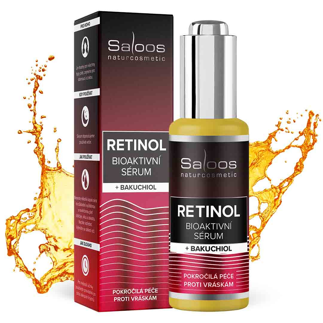 Intenzivní péče o pleť Retinol bioaktivní sérum 50ml Saloos