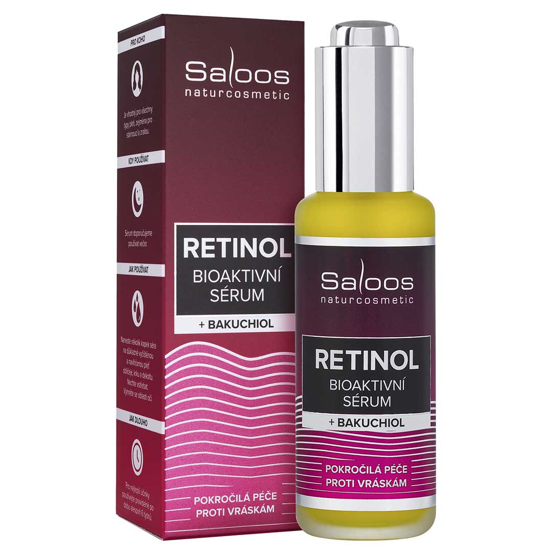 Intenzivní péče o pleť Retinol bioaktivní sérum 50ml Saloos