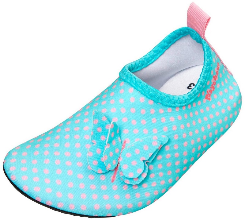 Playshoes barefoot dětské boty do vody - Tyrkysové-motýlci, velikost: 24/25
