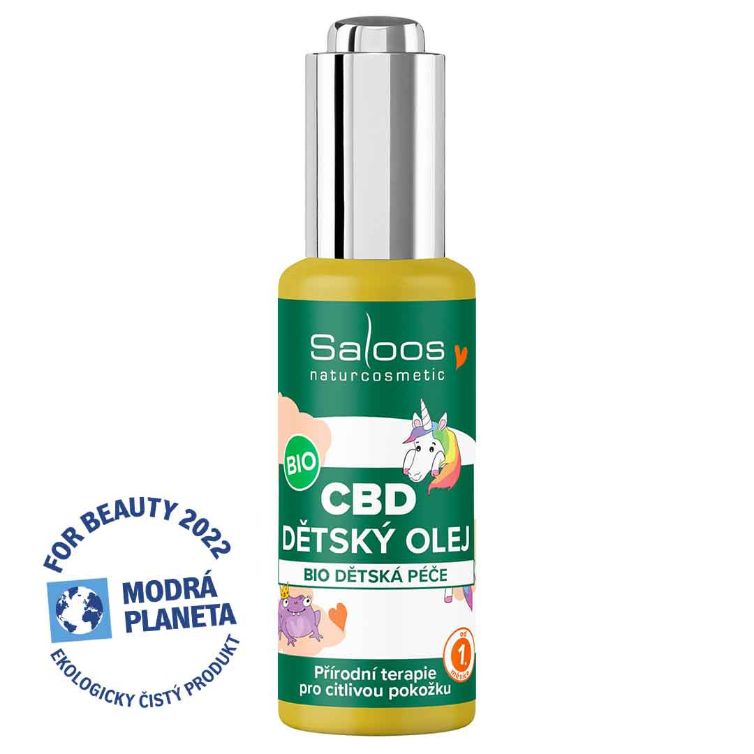 Saloos CBD Bio dětský olej pro citlivou pokožku 50 ml